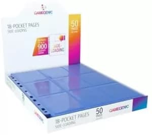 Gamegenic Sideloading 18-Pocket Pages 10 Sleeves - Blue