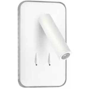 Cristal Irena LED Wall Light 11W+3W White