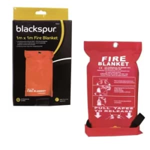 Blackspur Home Kitchen Fire Blanket 1m x 1m