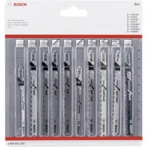 Bosch Accessories 2607011172 Clean Precision jigsaw blade set, 10 Piece 10 pc(s)