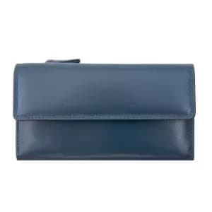 PRIMEHIDE Verona Collection Purse 16 X Card Slot - Navy