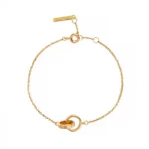 Olivia Burton Yellow Gold Tone The Classics Chain Bracelet
