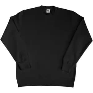 SG Ladies/Womens Crew Neck Long Sleeve Sweatshirt (M) (Black)
