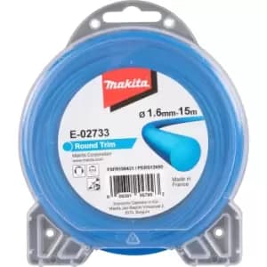 Makita Blue Nylon Round Grass Trimmer Line 1.6mm 15m