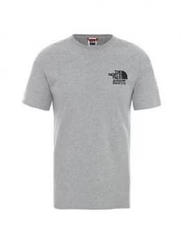 The North Face Short Sleeve Graphic T-Shirt - Light Grey Heather