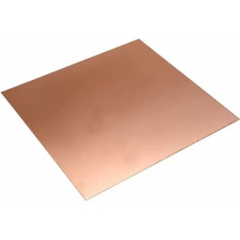 341020 Copper Clad Single Sided FR4 Fibre Glass 233.4 x 220mm - R-tech