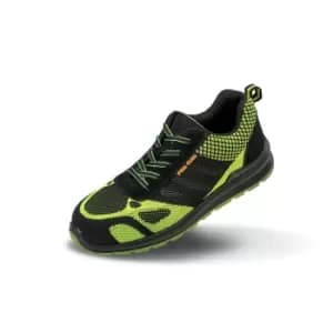 Result Work-Guard Hicks Unisex Safety Trainers (12 UK) (Neon Green/Black)