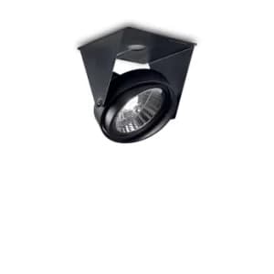 Channel 1 Light Ceiling Light Black, GU10