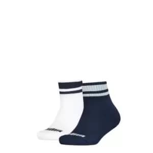 Puma 2 Pack of Clyde Quarter Socks Womens - Blue