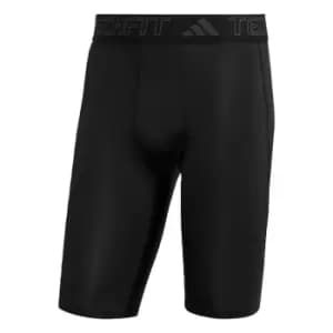 adidas Techfit Training Short Tights Mens - Black