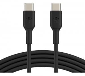 BELKIN Braided USB Type-C to USB Type-C Cable - 2 m, Black