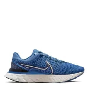 Nike React Infinity Run Flyknit 3 Mens Road Running Shoes - Blue