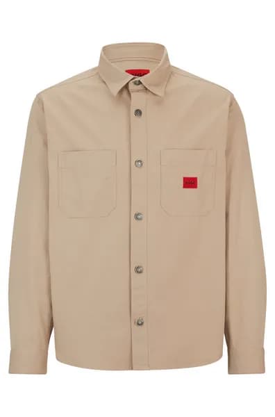 HUGO Erato Overshirt Medium Beige M