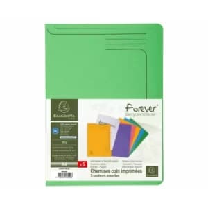 Forever Slip File A4 Assorted, 8 Packs of 5