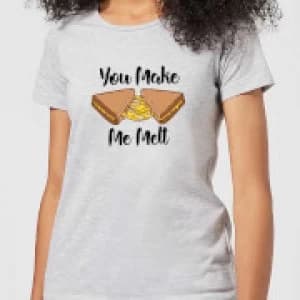 You Make Me Melt Womens T-Shirt - Grey - 3XL