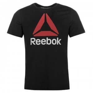 Reebok Stack Delta T Shirt Mens - Black