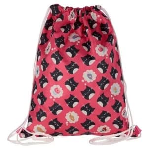 Cute Feline Fine Cat Design Handy Drawstring Bag