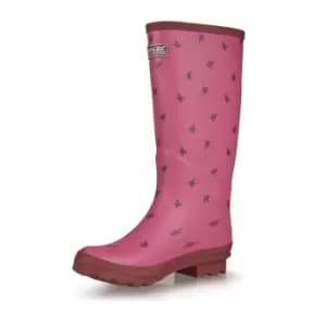 Womens Fairweather II Wellingtons- Rose - 4 - TJ Hughes