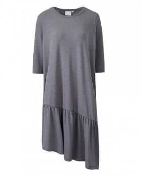 Junarose Asymmetric Frilled Hem Dress