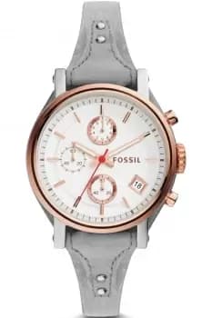 Ladies Fossil Original Boyfriend Chronograph Watch ES4045