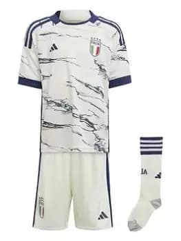 Adidas Italy Home Mini Kit, White, Size 18-24 Months