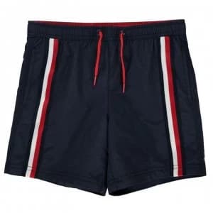 Tommy Hilfiger Tommy Stripe Swim Shorts - Pitch Blue CUN