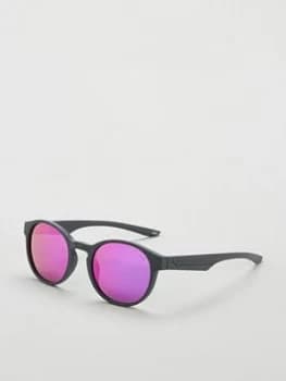 Puma Round Rubber Sunglasses - Grey, Women