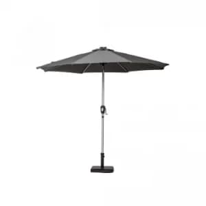 Solar LED Crank and Tilt Parasol