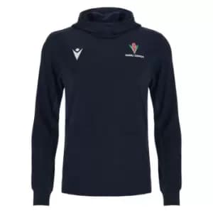 Macron Samoa 23/24 Rugby Hoodie - Blue