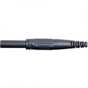 Jack socket Socket straight Pin diameter 4mm Black Staeubli