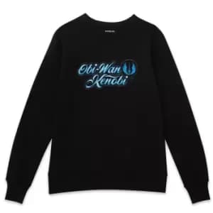 Star Wars Ribbon Font Sweatshirt - Black - L