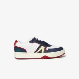 Lacoste L001 222 3 Sma, White/Gardenia-Coulis, size: 7, Male, Trainers, 44SMA0068_286