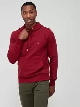 Tommy Hilfiger 1985 Logo Overhead Hoodie - Rouge, Rouge Size M Men