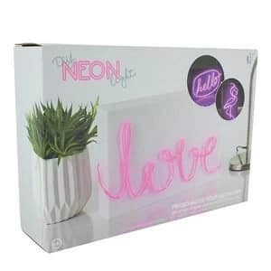 DIY Neon Light Pink