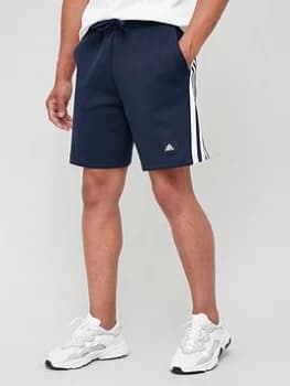 adidas Future Icon 3 Stripe Shorts - Navy Size M Men