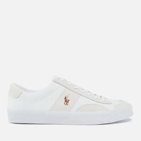 Polo Ralph Lauren Mens Sayer Canvas and Suede Trainers - UK 9