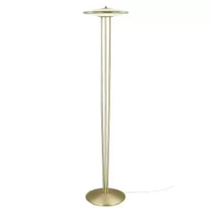 Blanche LED Integrated Floor Lamp Brass 3000K