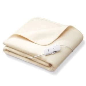 Beurer Heated Electric Throw - Cream