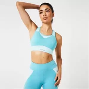 LA Gear Panel Sports Bra Womens - Blue