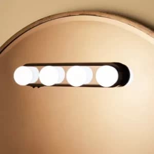 LED Super Suction Vanity Lights Chrome