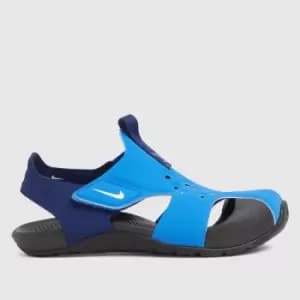 Nike Blue Sunray Protect 2 Boys Junior Sandals