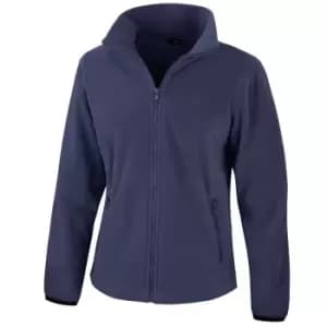 Result Womens/Ladies Core Fashion Fit Fleece Top (S) (Navy Blue)