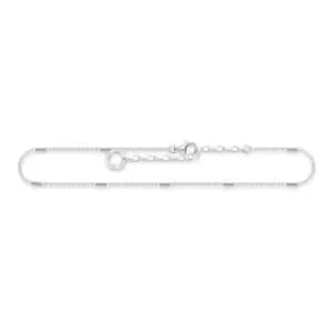 THOMAS SABO Silver Cylinder Bar Anklet