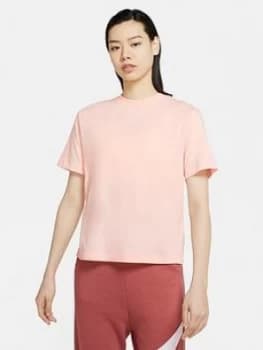 Nike Nsw Essential Tee, Washed Coral Size M Women