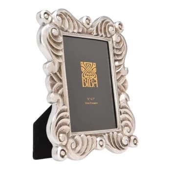 Biba Jasmine Photo Frame - Silver