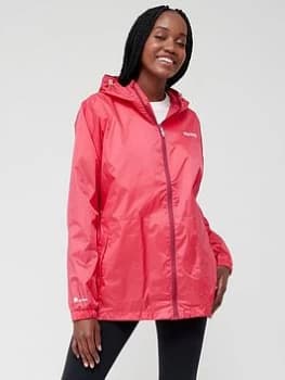 Regatta Pack-It Waterproof Shell Jacket III - Pink, Size 12, Women
