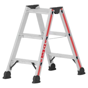 Hymer 402406 Double Sided Stepladder 2 x 3 Tread
