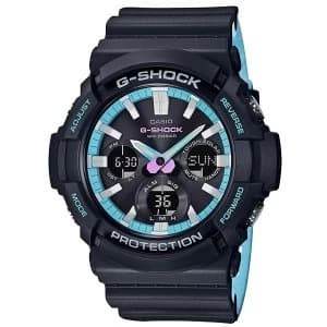 Casio G-SHOCK Special Color Models Analog-Digital Watch GAS-100PC-1A - Black