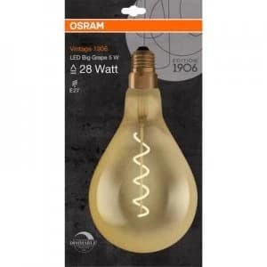 OSRAM LED (monochrome) EEC A (A++ - E) E27 Arbitrary 5 W Warm white (Ø x L) 160.0 mm x 290.0 mm