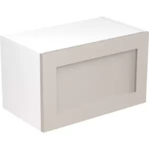 Kitchen Kit Flatpack Shaker Kitchen Cabinet Wall Bridge Unit Ultra Matt 600mm in Light Grey MFC